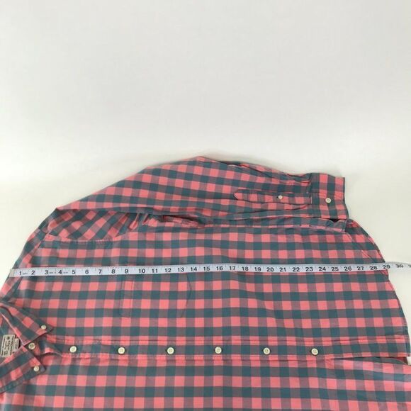 J. Crew Button Down Shirt Men's Medium Casual Long Sleeve Preppy Buffalo Plaid - Picture 6 of 9